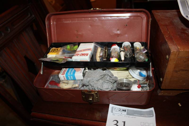 lot 31 image: Tackle Box with Fishing Tackle