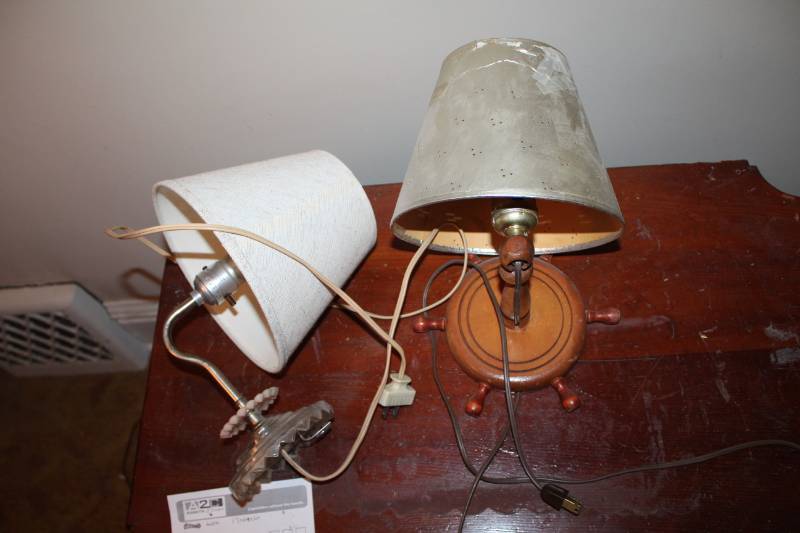 lot 84 image: Wall-Mount Lamps