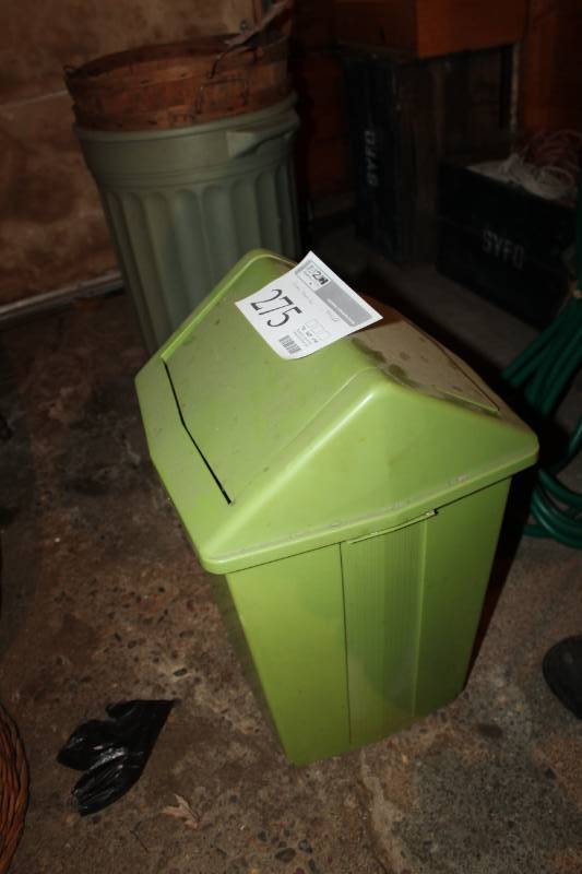 lot 275 image: Kitchen Garbage Can with Swing Lid