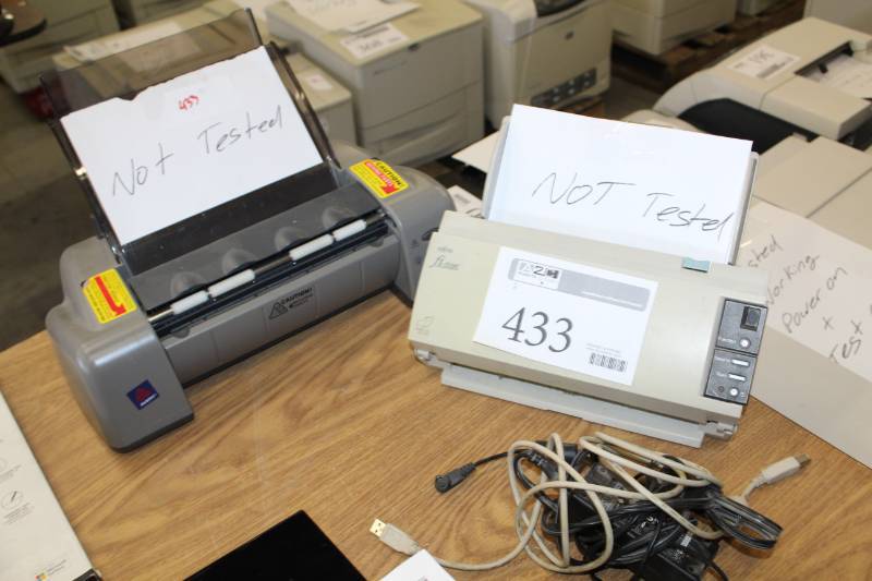 lot 433 image: Fujitsu, Avery Thermal Label Printers