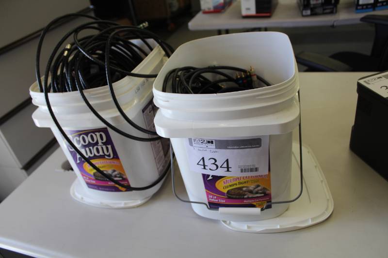 lot 434 image: Coax, AV Cables