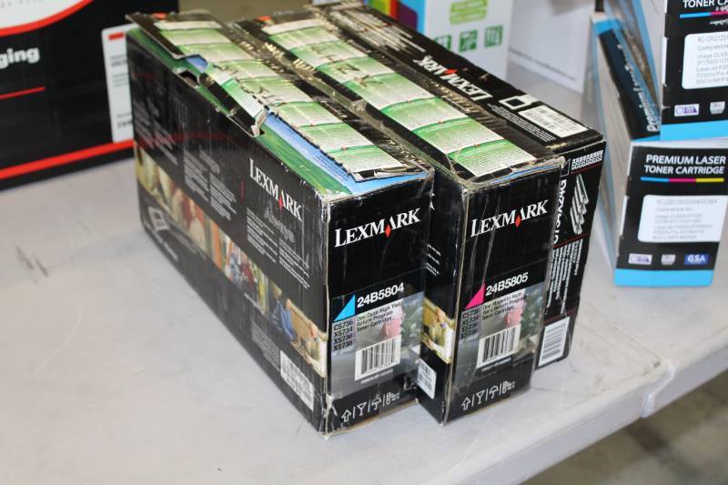 lot 447 image: Lexmark High Yield Return Program Toner Cartridges