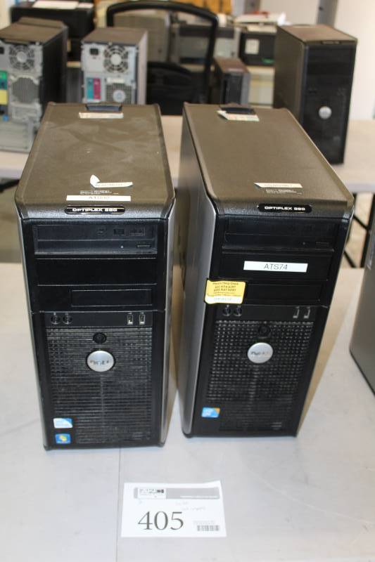 lot 405 image: Dell Optiplex 380 Computer Desktops