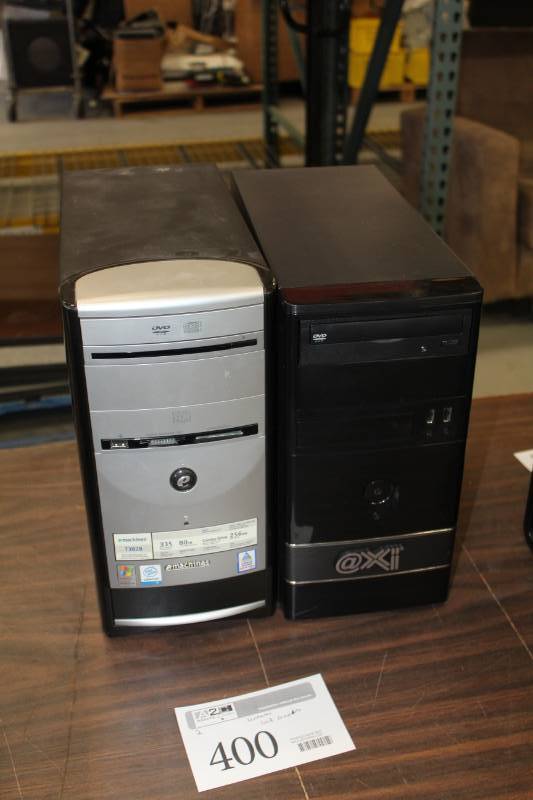 lot 400 image: IBM eMachines Computer Desktop, AXI Computer Desktop