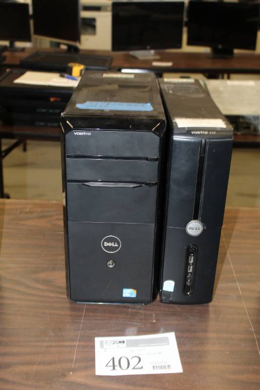 lot 402 image: Dell Vostro, Vostro 200 Computer Desktops