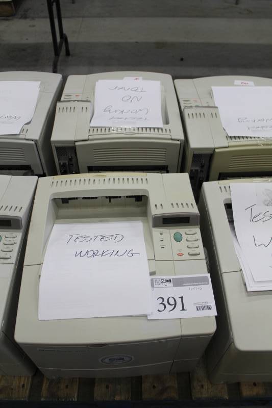 lot 391 image: HP LaserJet 4100 Printer, LaserJet 4100n Printer
