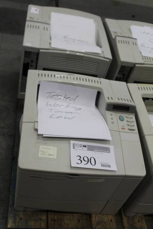 lot 390 image: HP LaserJet 4100N Printer, LaserJet 4100TN Printer