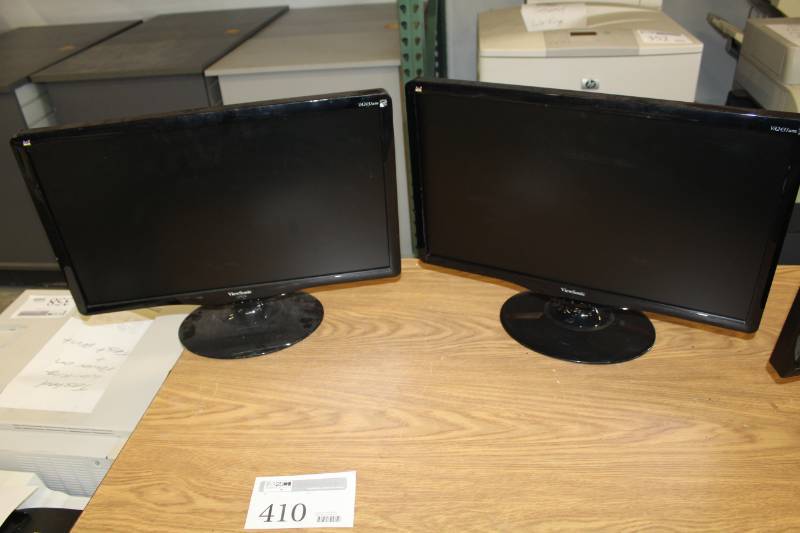 lot 410 image: ViewSonic 24-inch Computer Monitors
