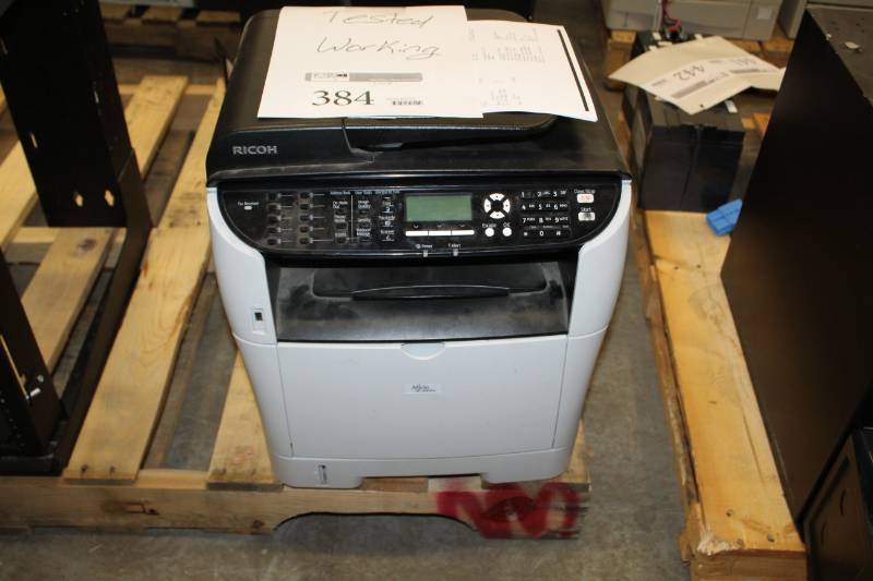 lot 384 image: Ricoh Aficio SP 3500SF Printer