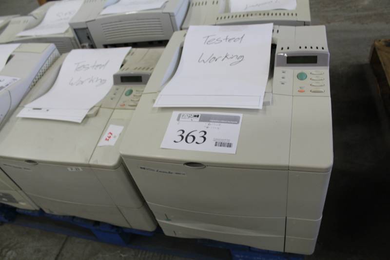 lot 363 image: HP LaserJet 4000TN Printer, LaserJet 4050N Printer