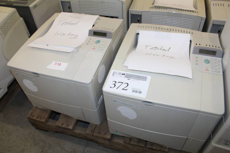 lot 372 image: HP LaserJet 4000 Printer, LaserJet4050N Printer