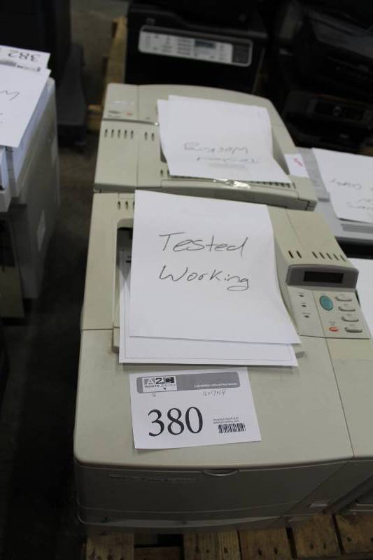 lot 380 image: HP LaserJet 4000TN Printer, LaserJet 4050TN Printer