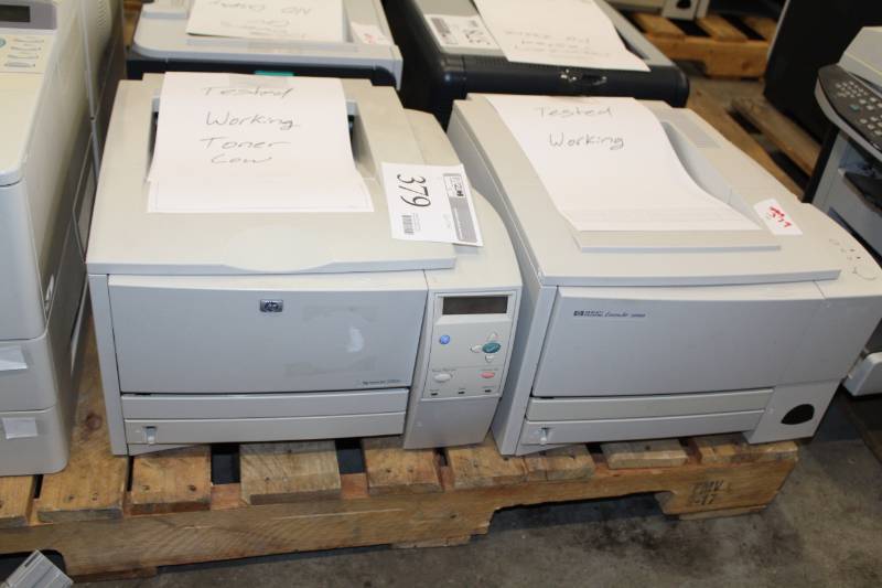 lot 379 image: HP LaserJet 2300n Printer, LaserJet 2200D Printer