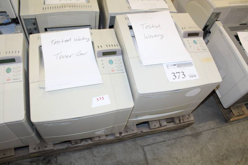 lot 373 image: HP LaserJet 4050 Printer, LaserJet 4000TN Printer