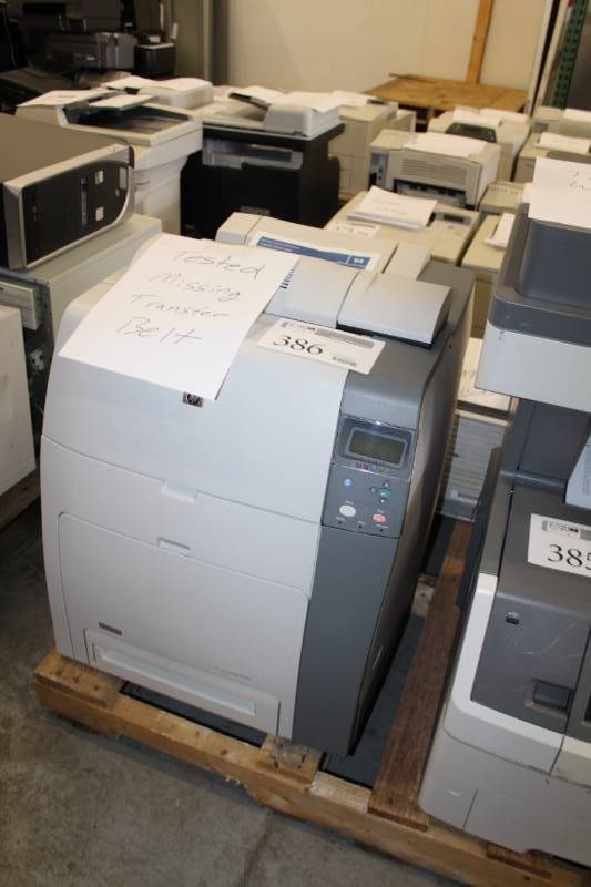 lot 386 image: HP Color LaserJet 4700dn Printer