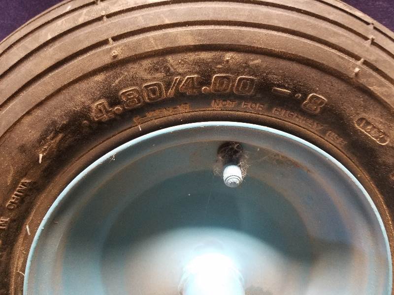 lot 104 image: Wheel Barrow Tires