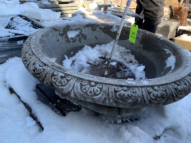 LARGE STONE FOUNTAIN PARTS