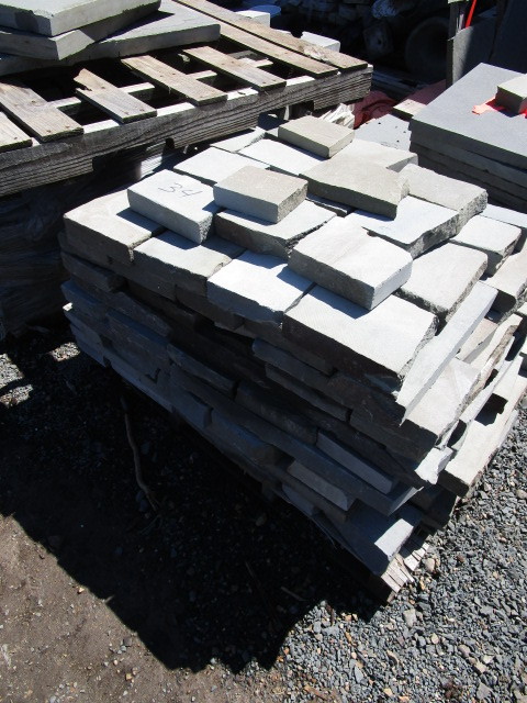 THREE PALLETS OF MISCELLANEOUS LANDSCAPING STONES AND CHUNKS