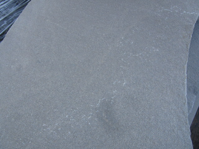 BLUSTONE SLABS AND CURVED BENCH