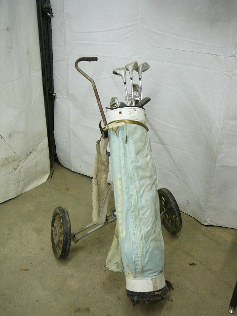 lot 7 image: Gulf Clubs - Bag & Cart