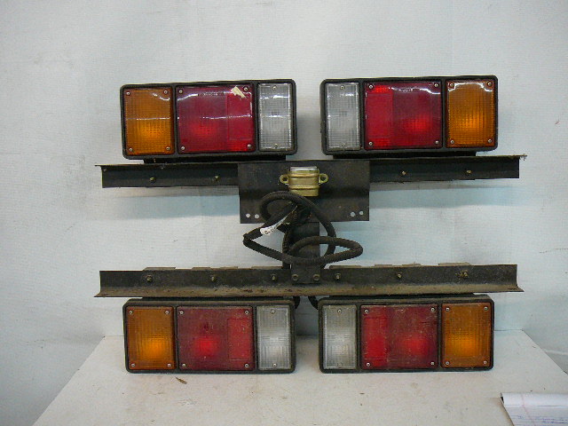 lot 38 image: Tail Lights & Brackets