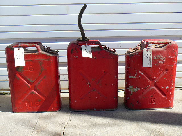 lot 49 image: Military Gas Cans