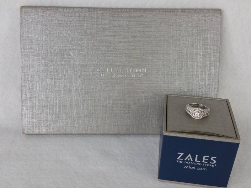 Zales Celebration Grand 1 12 CT Diamond Engagement Ring in 14k White Gold