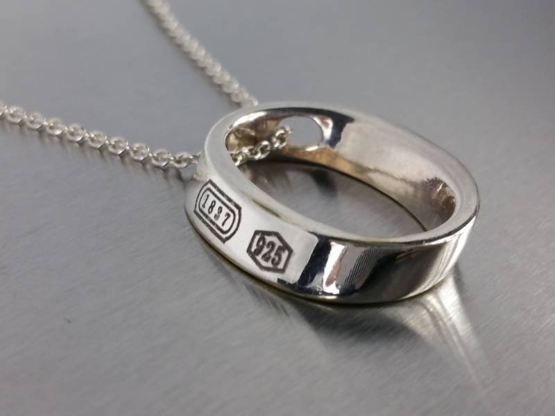 Tiffany and Co Signed Designer Estate Pendant with Chain