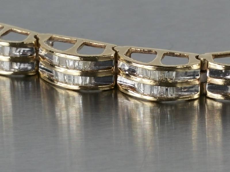 Handsome Mens Diamond Estate Bracelet