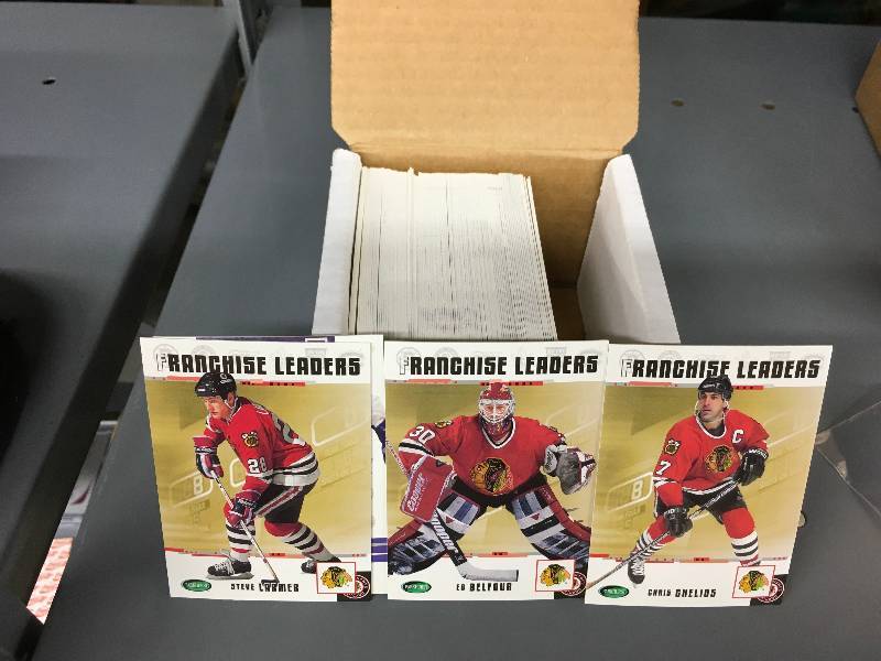 lot 427 image: Original Six Chicago Blackhawks Card Set