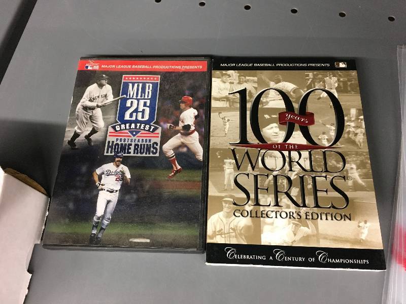lot 428 image: Two MLB DVDS