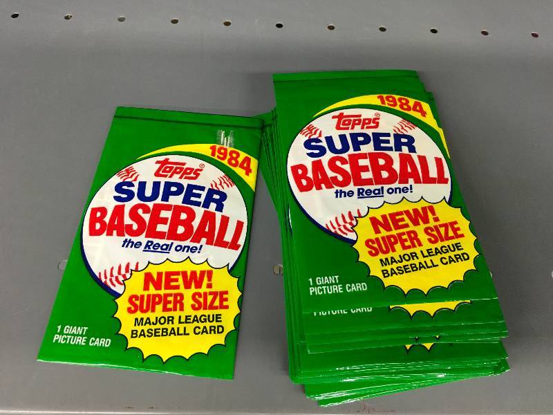 lot 437 image: 1984 Topps Super Baseball Card Set