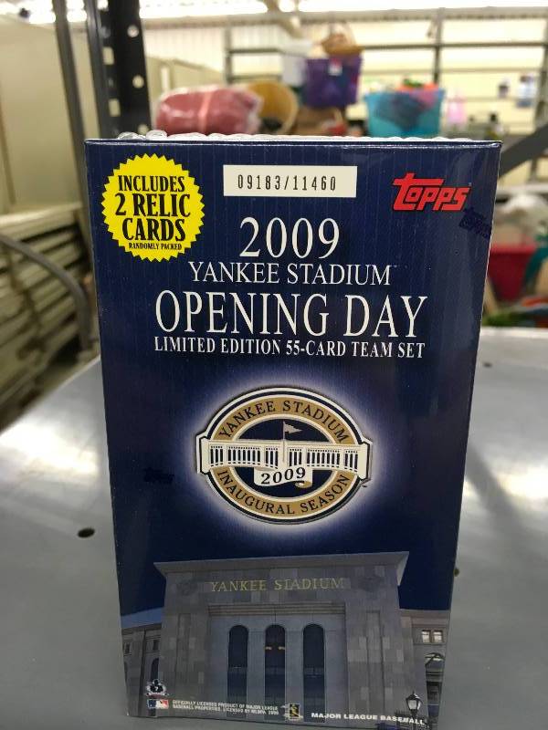 lot 470 image: 2009 Yankee Stadium Opening Day Card Set - Unopened