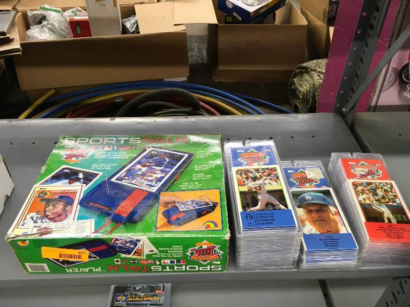 lot 497 image: Sports Talk Player & Complete Set of Cards