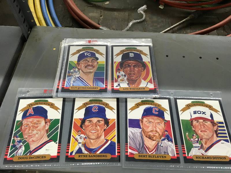lot 503 image: 1985 Donruss Diamond Kings Oversize Card Set