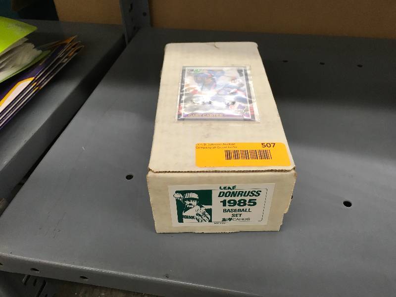 lot 507 image: 1985 Leaf MLB Card Set