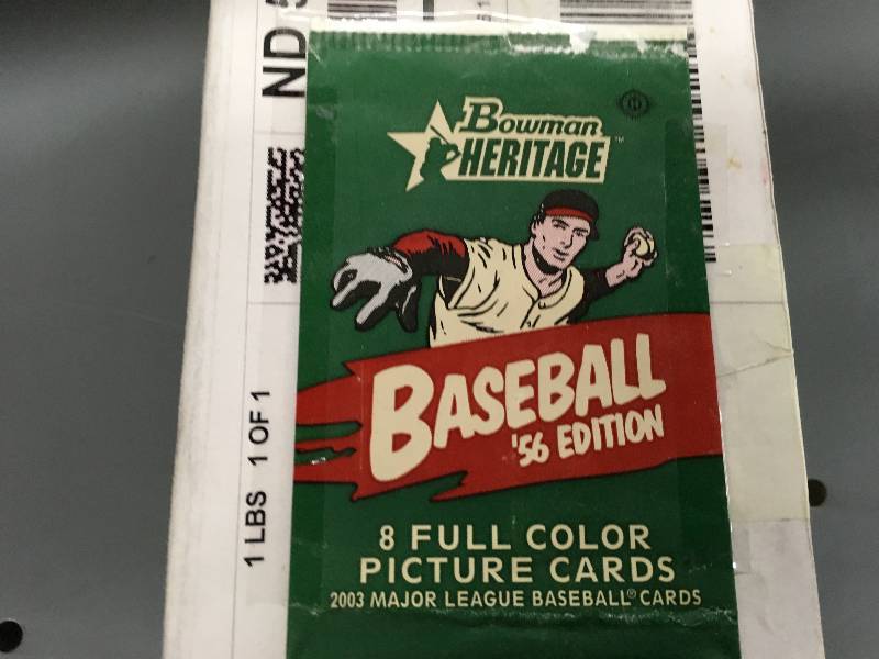 lot 511 image: 2003 Bowman Heritage MLB Card Set