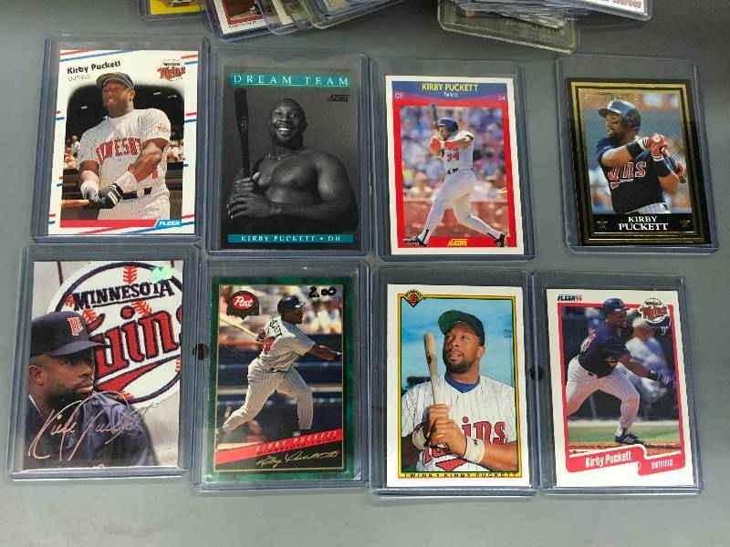 lot 518 image: 25 Kirby Puckett Cards
