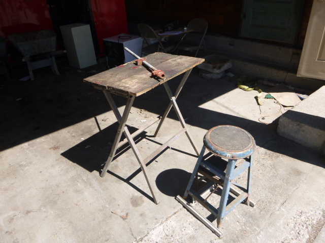 lot 73 image: Shop Mate Type Table