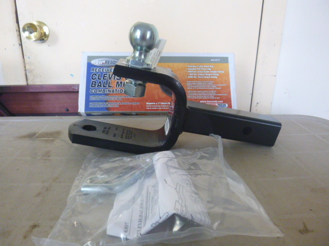 lot 20 image: NEW Tow Ready Clevis and Ball Mount Combo