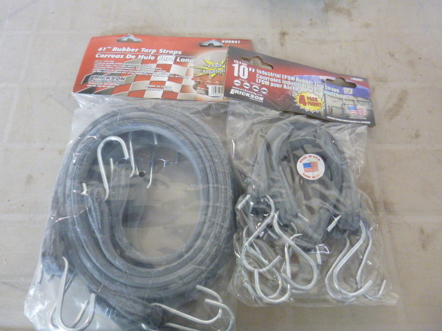 lot 29 image: 2 Packs of Erickson Rubber Tarp Straps