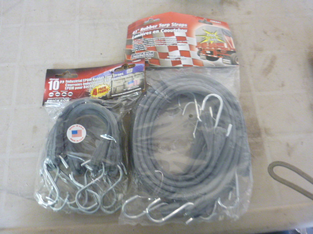 lot 30 image: 2 Packs of Erickson Rubber Tarp Straps