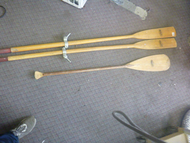 lot 56 image: Feather Brand Oars and Paddle