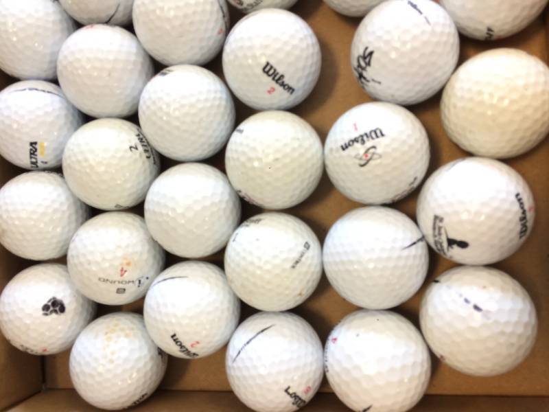 lot 15 image: Golf Balls - Wilson and Slazenger