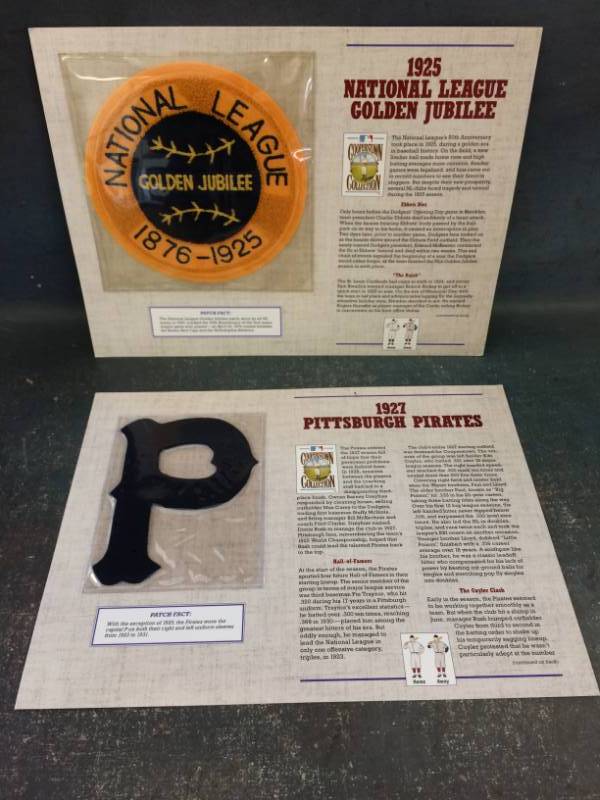 lot 48 image: Two Cooperstown Collection Limited Edition MLB Patches, New and Unopened