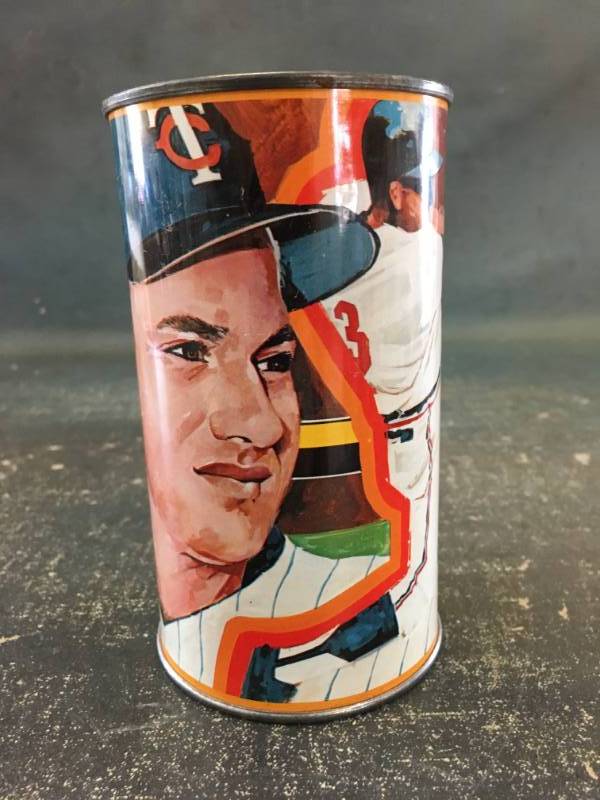lot 53 image: Rare 1960 Killebrew Promotional Amoco Certicare Oil Can
