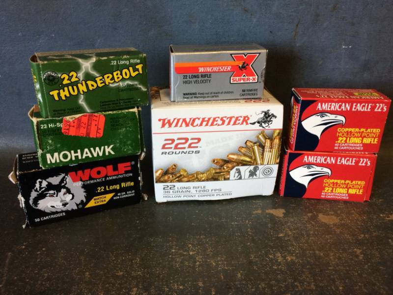 lot 77 image: 500 .22 Rounds