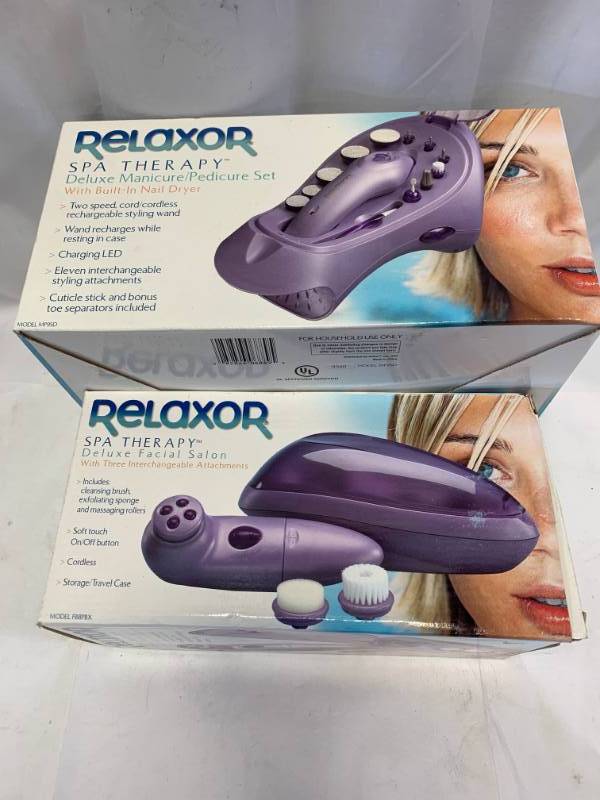 lot 3 image: Spa Therapy ManicurePedicure and Facial Set