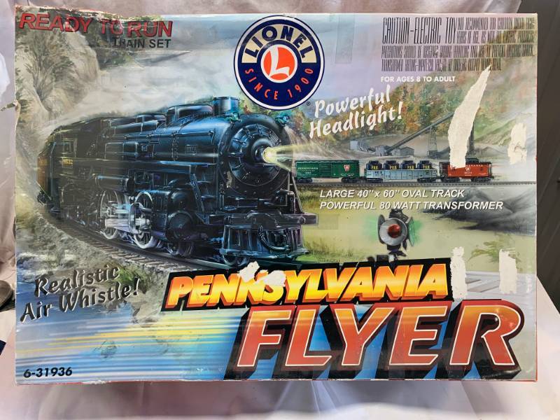 Lionel Pennsylvania Flyer Train Set 6-31936 With 80 Watt Transformer 40x60 for sale online 