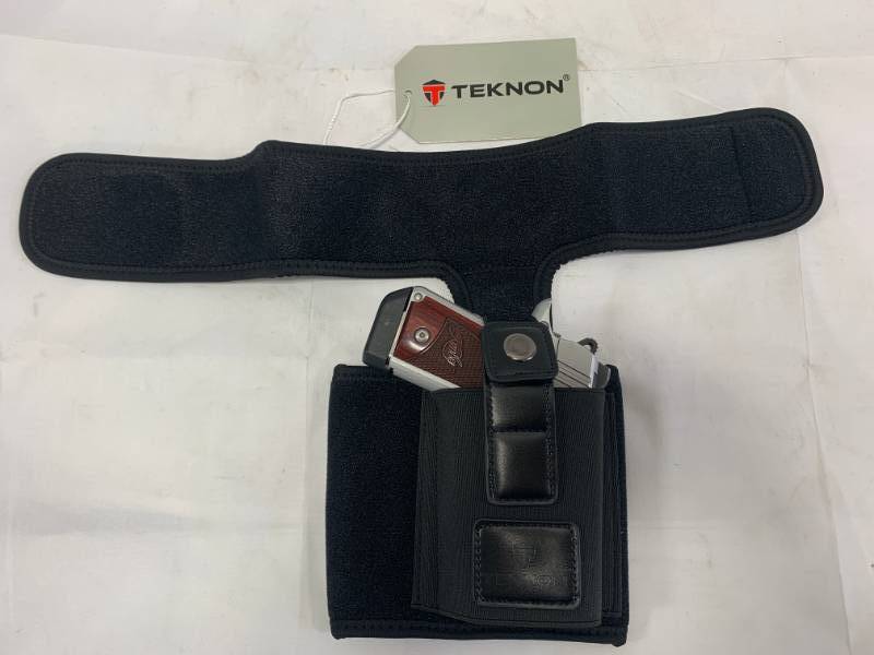 lot 32 image: Brand New Tecknon Concealed Carry Gun Ankle Holster